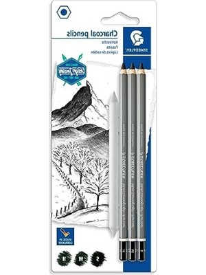 MarkEntegra 4'lü Charcoal Füzen Eskiz Kalem Seti