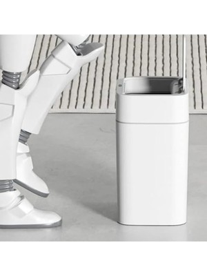 MarkEntegra Hareket Sensörlü Sessiz Kapatma Çöp Kutusu - Kapaklı