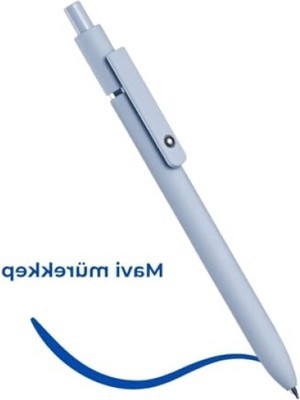 MarkEntegra 5'li Morandi Renkli Jel Kalem Seti, Mavi Mürekkepli