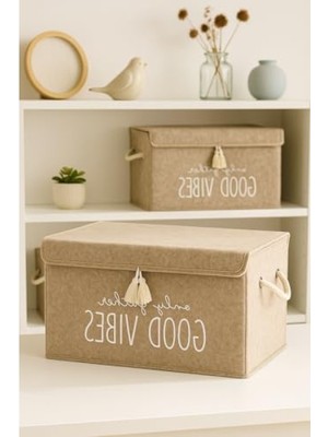 MarkEntegra Mini Keçe Kapaklı Düzenleyici Kutu (35 x 24 x 24 Cm)