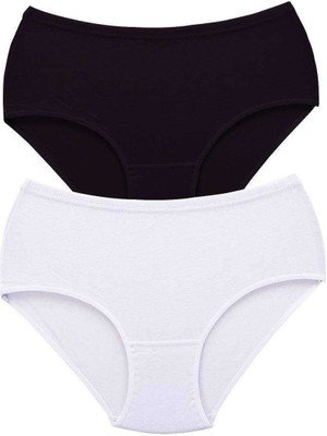 Toyigoo 2 Adet Tutku Kadın Yüksek Bel Bato Kalın Lastik Külot S4 TYG-84037RS