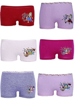 Toyigoo 6 Adet Düz Baskılı Kız Çocuk Boxer 402 TYG-84037RS