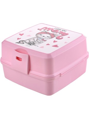 Toyigoo Buffer® Kendiliğinden Kaşık Çatallı Beslenme Kutusu 4 Bölmeli Çocuk Beslenme Kabı Saklama K