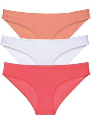 Toyigoo 3 Adet Süper Eko Set Likralı Kadın Slip Külot 545 TYG-84037RS