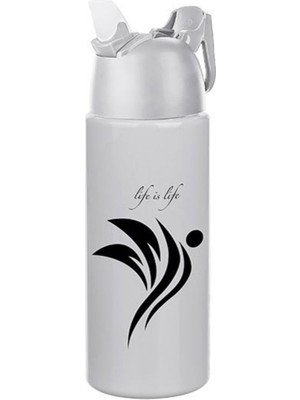 Toyigoo Buffer® Kilitlenebilen Matara Güvenlikli Suluk Sporcu Matarası Spor Su Şişesi Içecek Şişesi