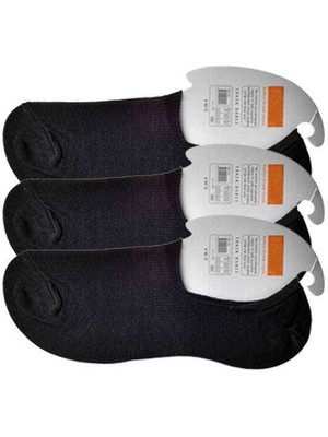 Toyigoo Siyah Erkek Babet Çorap 3 Çift TYG-84037RS