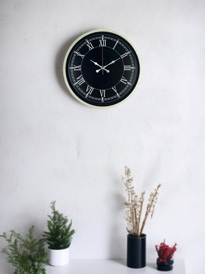 Toyigoo 36 cm Krem Dekoratif Duvar Saati TYGRSYT9573