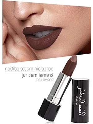 MarkEntegra Mat Dudak Ruju, Kahverengi Kırmızı - 218