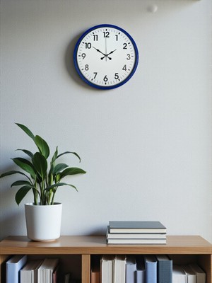 Toyigoo 36 cm Lacivert Standart Duvar Saati TYGRSYT9573