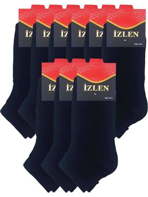 Toyigoo Siyah Erkek Kısa Spor Çorap 9 Çift TYG-84037RS