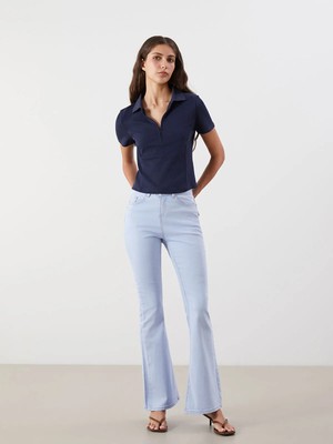 Lc Waikiki Yeni Sezon Flare Kadın Jean Pantolon