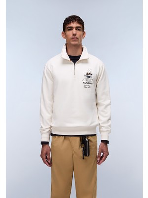 Napapijri B-Sol Yarım Fermuarlı Erkek Sweatshirt
