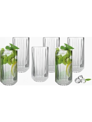 6’lı Cam Meşrubat Bardağı Seti