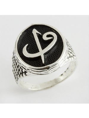 Zero Land Gld-Spt- Elif V Metal Erkek Yüzük-Gümüş Rengi