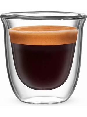 - Firenze Çift Duvarlı Cam Bardak 80ML 2'li Set