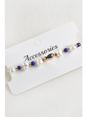 İlk El Grup Ieg™ Balık Inci Boncuk Makrome Ip Bileklik