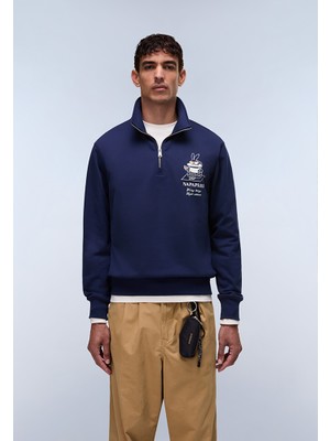 Napapijri B-Sol Yarım Fermuarlı Erkek Sweatshirt
