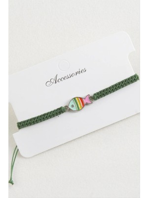 İlk El Grup Ieg™ Balık Makrome Örgülü Bileklik