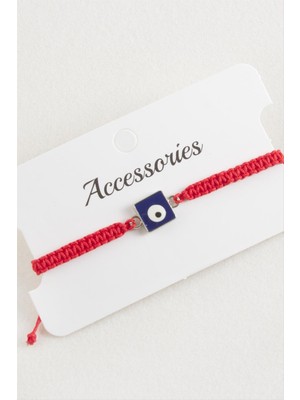 İlk El Grup Ieg™ Kare Nazar Makrome Örgülü Bileklik