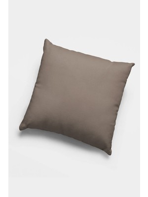 Düz Renk Çift Taraflı Vizon Renk Yastık Kırlent Kılıfı SHKRL008