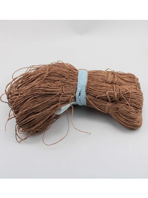 Toyigoo Koyu Taba Renk Çile Kağıt Ip Çanta Ipi Supla Ipi  No:34 - (550-600 Gr) TYG-84037RS