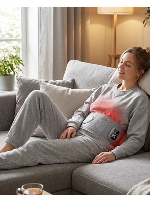 Karahanbey Isıtmalı Titreşimli Bel Masaj Kemeri 3 Kademeli Sıcaklık Ayarlı Kablosuz Tasarım - Lisinya