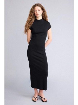 DeFacto Bodycon Vücudu Saran Modal Maxi Elbise H0862AX26SP