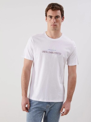 Lc Waikiki Yeni Sezon Bisiklet Yaka Kısa Kollu Baskılı Penye Erkek Tişört