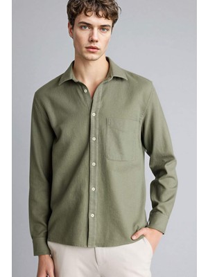 DeFacto %100 Pamuk Gömlek G7021AX26SM