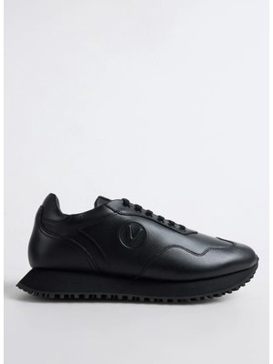 Valentino Dred Siyah Erkek Deri  Sneaker