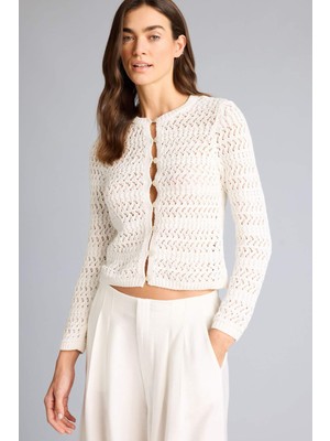 DeFacto Regular Fit Ajurlu Hırka H1272AX26SM