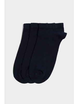 DeFacto Erkek Dikişsiz 3lü Bambu Patik ÇORAP C0109AXNS