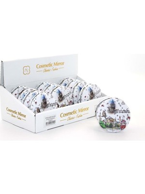 İntora Taşlı Istanbul Tasarımı El Aynası Kalın