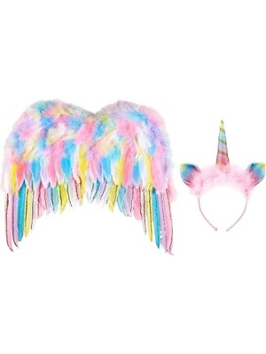 Souza Unicorn Seti - Kanat ve Taç