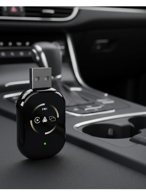 İntora Carplay Destekli Araçlar Için Kablosuz Android Auto Dönüştürücü