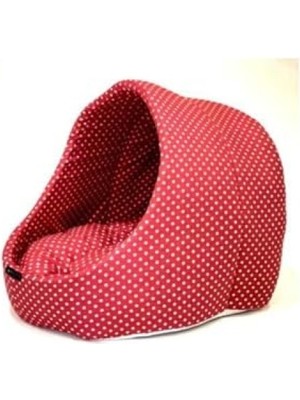 MarkEntegra 40X50 cm Kırmızı Kedi ve Köpek Yatağı, Rahat ve Dayanıklı