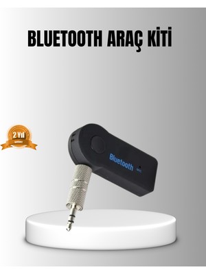 İntora Bluetooth Aux Araç Kiti Eller Serbest Müzik Çalar Dahili Mikrofonlu