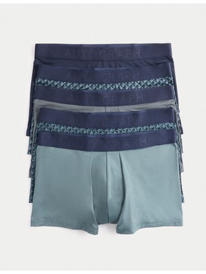 Marks & Spencer 5’li Geometrik Desenli Boxer Seti