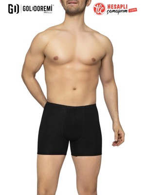Lüx Drm Premium Erkek İz Yapmaz İnce Rahat Lastik Nefes Alabilen Bambu Kumaş Kutulu Tekli Boxer