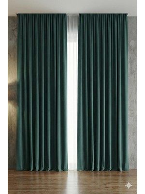 Mr.Stock Blackout Perde 2 Parça Işık Geçirmez Karartma Fon Perde Işık Geçirmez Fon Perde 2 Adet