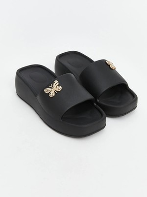 Lc Waikiki Yeni Sezon Kelebek Figürlü Kadın Terlik