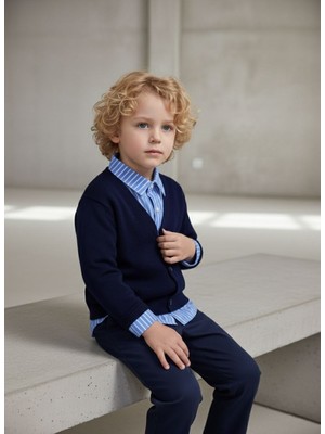 Erkek Bayramlık Ceketli Gömlekli 3 Lü Takım