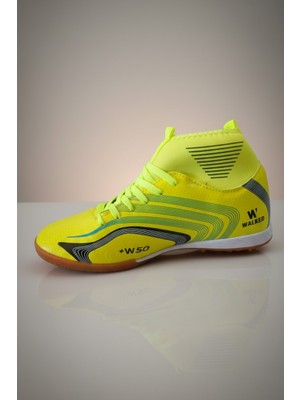 Modayak Walked Sarı Çoraplı 435 Halısaha Krampon Futbol Ayakkabısı