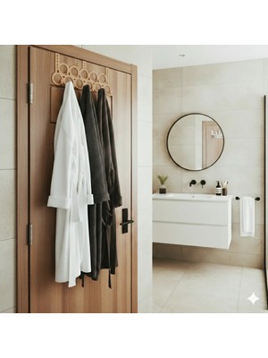 HUMAS Kapı Arkası Plastik Askı Düzenleyici | Delmeden Asılan Pratik Askılık