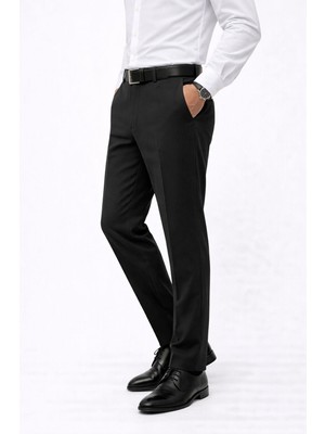 Caserta Regular Fit Likralı Erkek Kumaş Pantolon - 7558