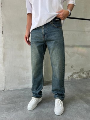 Difransel Jeans Erkek Loose Fit Baggy Jean