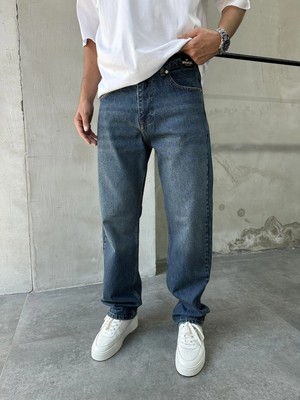 Difransel Jeans Erkek Loose Fit Baggy Jean