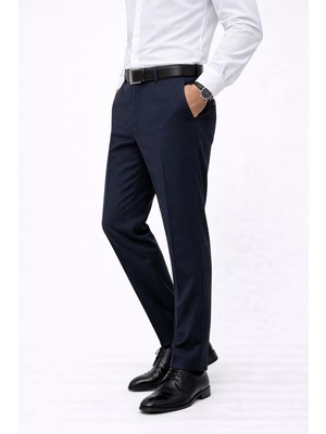 Caserta Regular Fit Likralı Erkek Kumaş Pantolon - 7558
