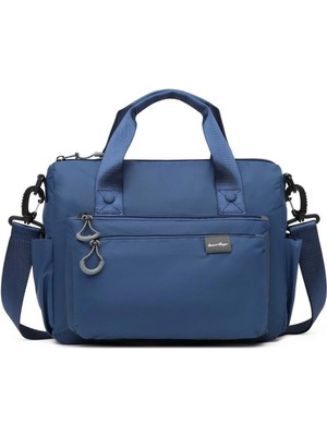 Smart Bags Extra Hafif Kumaş Kadın Postacı Çantası BC 3141 - Lacivert