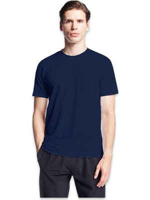 Lescon 26S-1298-26B Kısa Kol T Lacivert Erkek T-Shirt